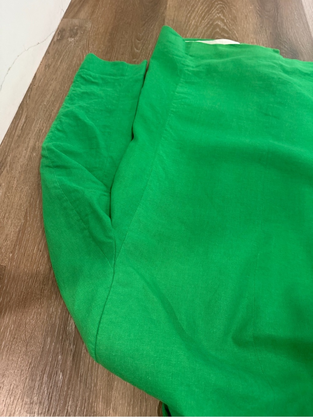 Zara Vibrant Green Open-Front Blazer Jacket - Picture 8 of 9